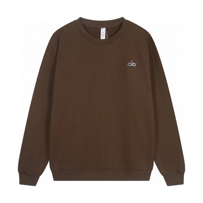 EM Sneakers Alo Yoga Accolade Crew Neck Pullover Espresso #K501 01