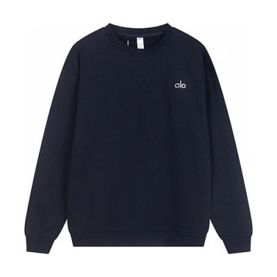 EM Sneakers Alo Yoga Accolade Crew Neck Pullover Navy #K501 01