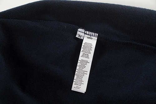 EM Sneakers Alo Yoga Accolade Crew Neck Pullover Navy #K501