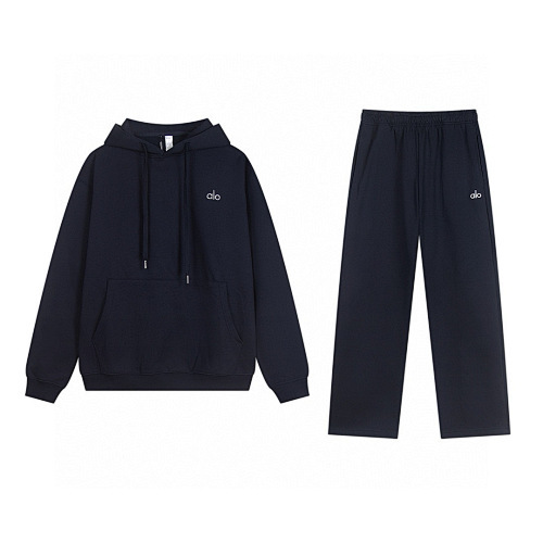 EM Sneakers Alo Yoga Accolade Hoodie & Sweatpant Set Navy