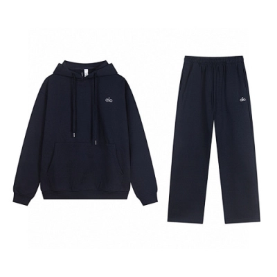 EM Sneakers Alo Yoga Accolade Hoodie & Sweatpant Set Navy 01