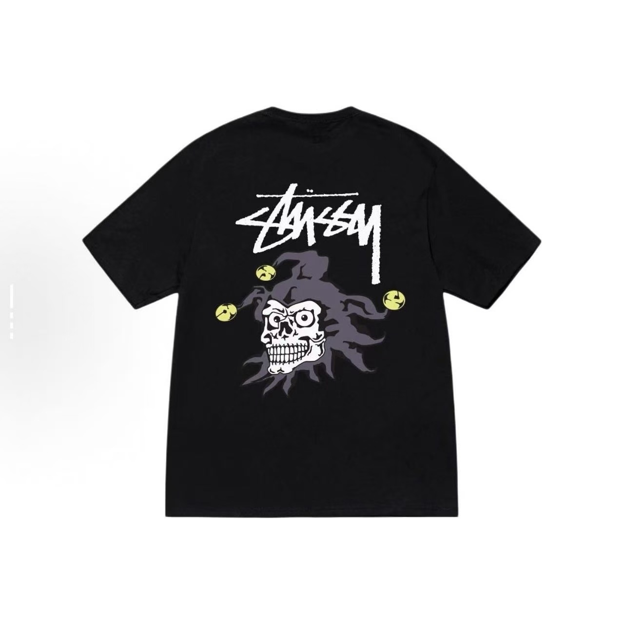EM Sneakers Stussy Clown Print T-Shirt #XB2173 Black /White /Navy Blue