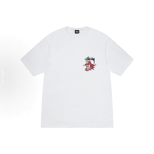 EM Sneakers Stussy Clown Print T-Shirt #XB2173 Black /White /Navy Blue