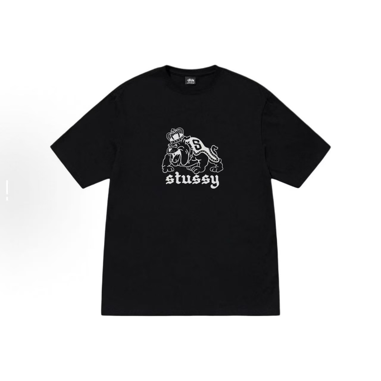 EM Sneakers Stussy Dog Print T-Shirt #XB2174 Black /White