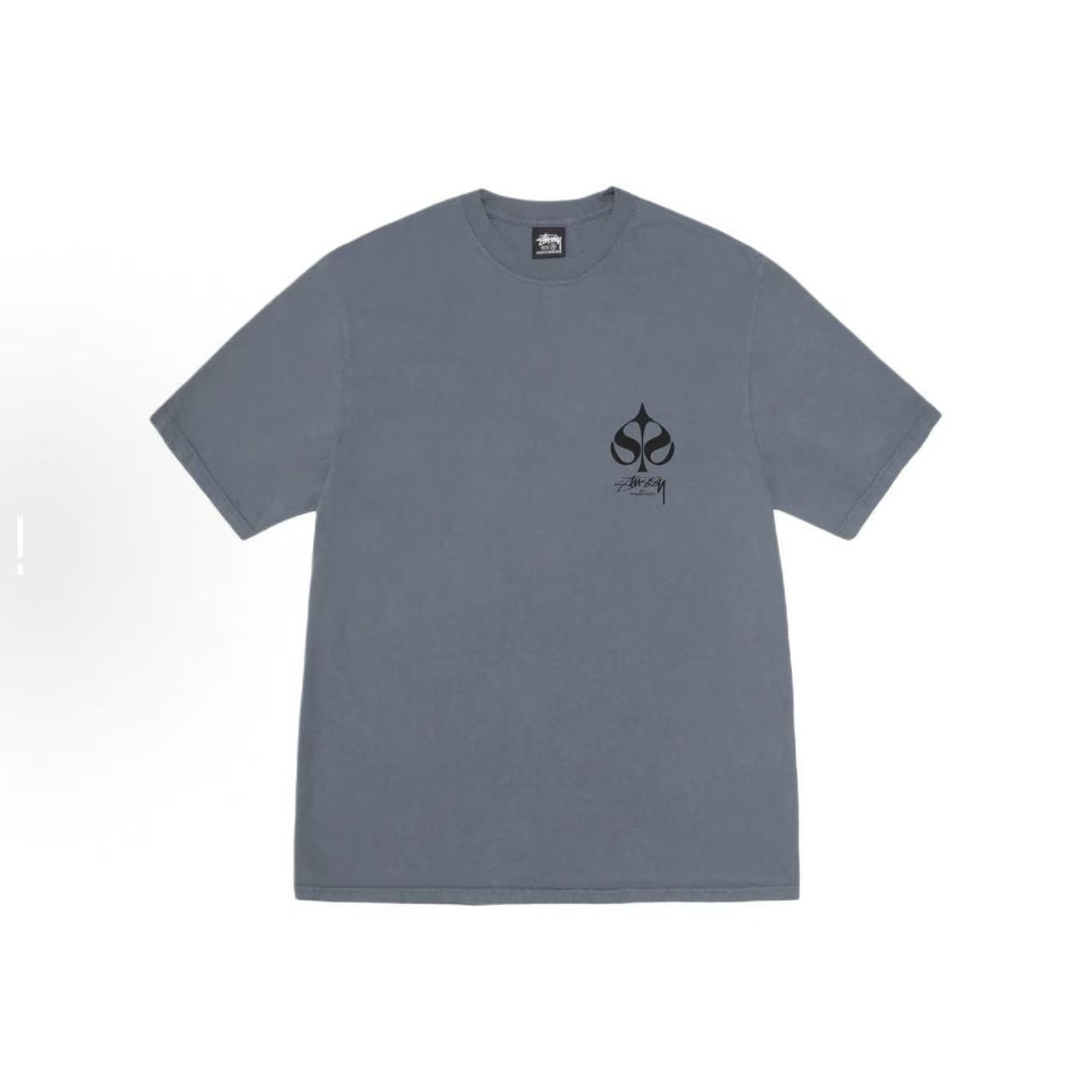 EM Sneakers Stussy Spade Print T-Shirt XB2175 Black /White /Deep Mist Blue /Purple