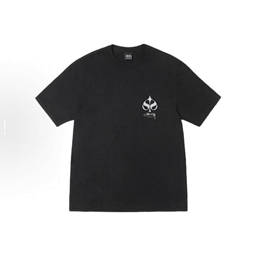 EM Sneakers Stussy Spade Print T-Shirt XB2175 Black /White /Deep Mist Blue /Purple