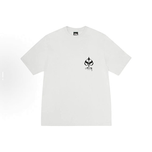 EM Sneakers Stussy Spade Print T-Shirt XB2175 Black /White /Deep Mist Blue /Purple