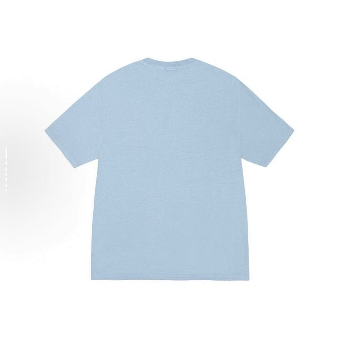 EM Sneakers Stussy T-Shirt #XB2178 Black /White / Blue