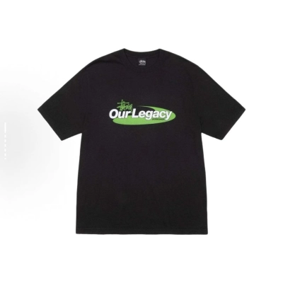 EM Sneakers Stussy T-Shirt #XB2178 Black /White / Blue 02