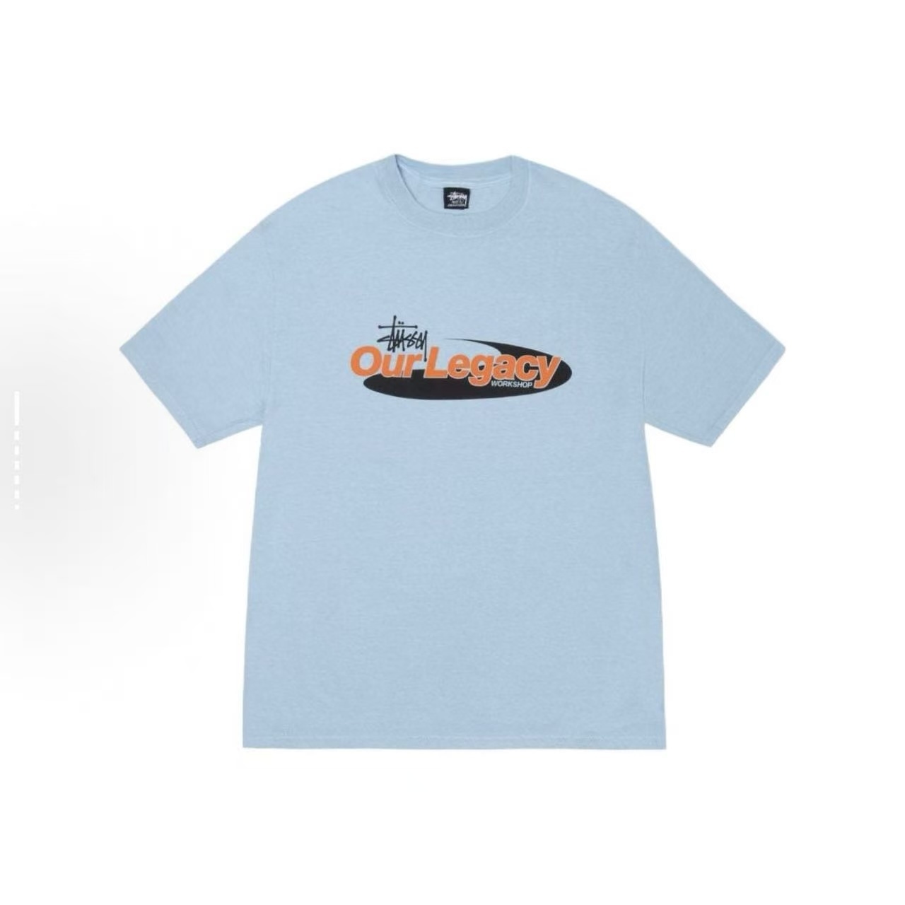 EM Sneakers Stussy T-Shirt #XB2178 Black /White / Blue