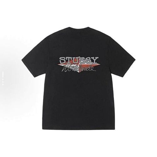 EM Sneakers Stussy T-Shirt #XB2180 Black /White /Khaki /Deep Mist Blue