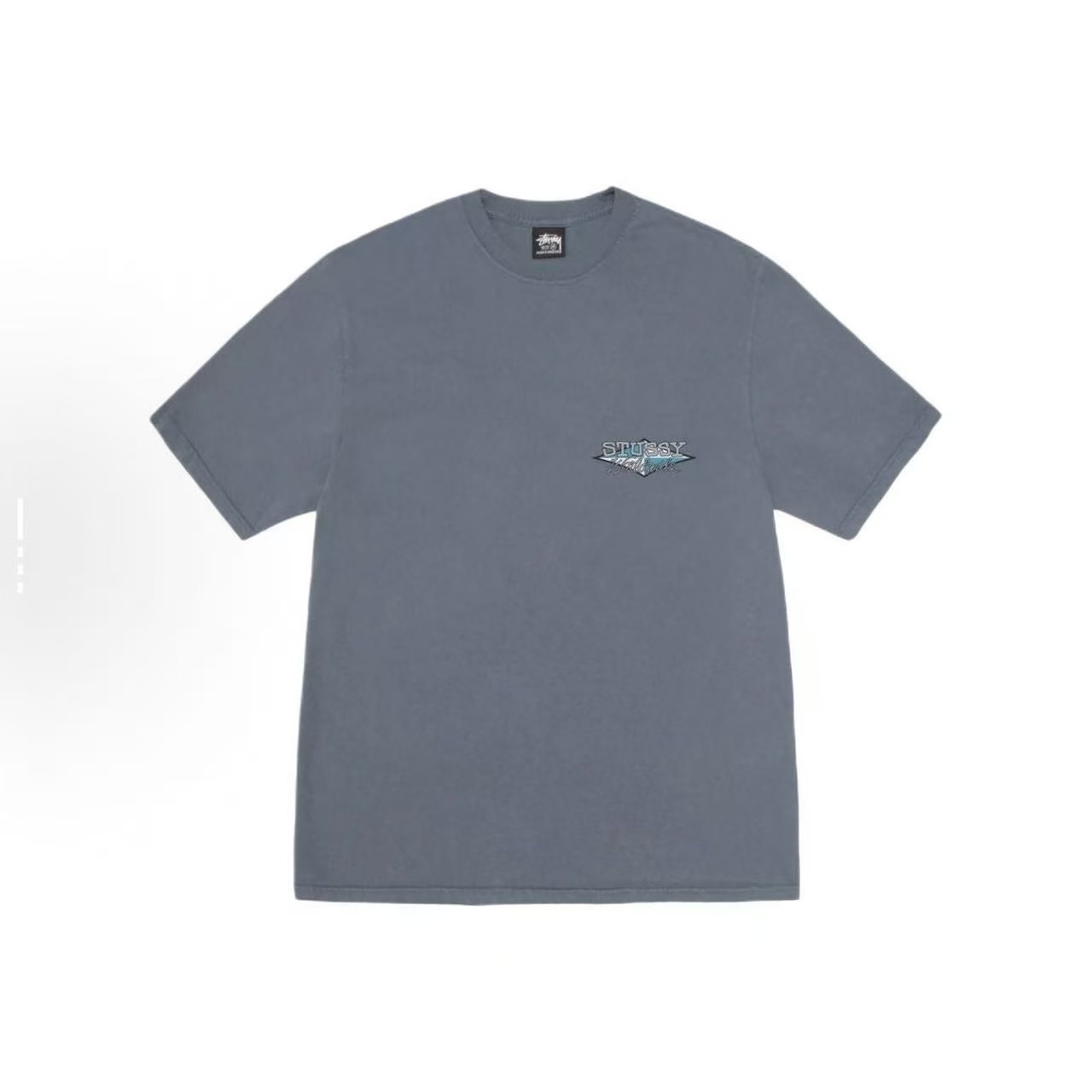 EM Sneakers Stussy T-Shirt #XB2180 Black /White /Khaki /Deep Mist Blue