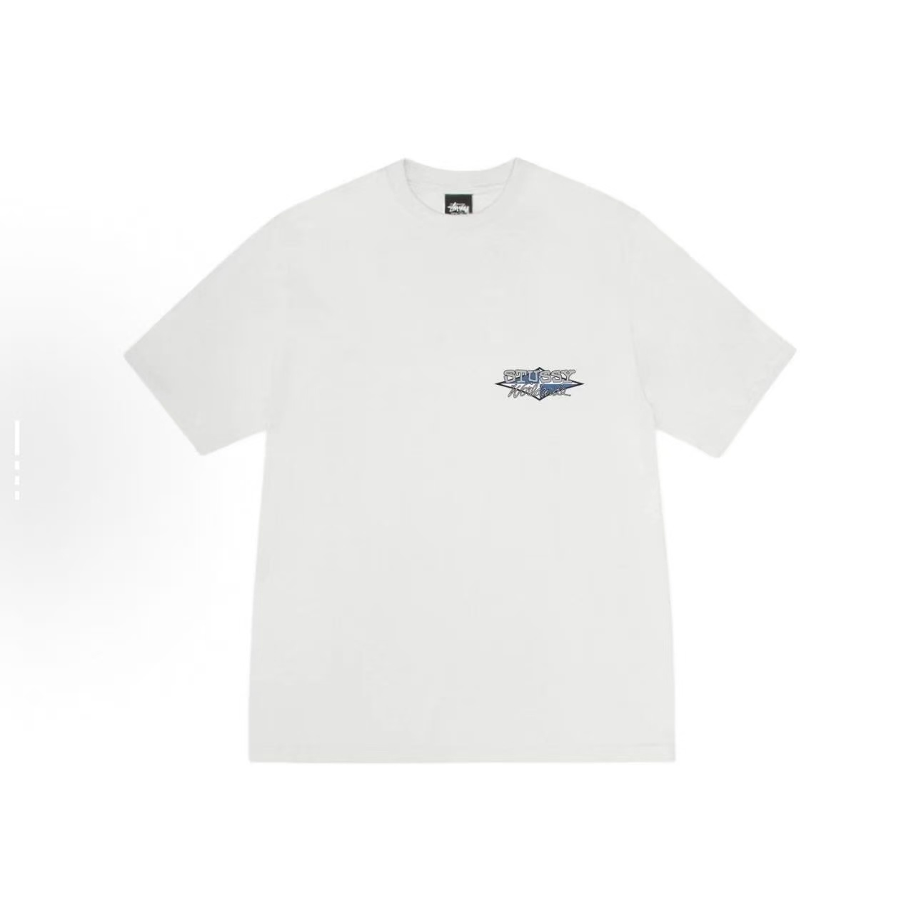 EM Sneakers Stussy T-Shirt #XB2180 Black /White /Khaki /Deep Mist Blue