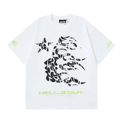 EM Sneakers Hellstar T-Shirt #588 White Green 01