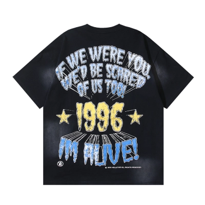 EM Sneakers Hellstar T-Shirt #6702 Washed Black 02