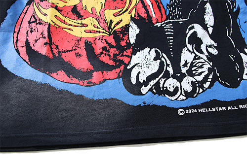 EM Sneakers Hellstar T-Shirt #6702 Washed Black