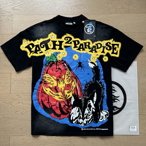 EM Sneakers Hellstar T-Shirt #6702 Washed Black