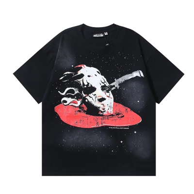 EM Sneakers Hellstar T-Shirt #6703 Washed Black 02