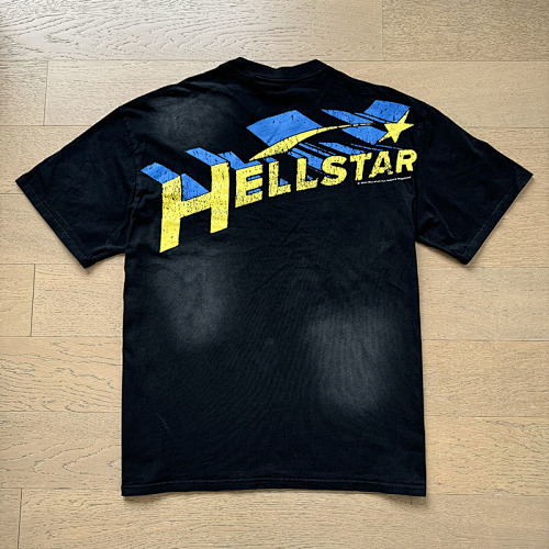 EM Sneakers Hellstar T-Shirt #6705 Washed Black
