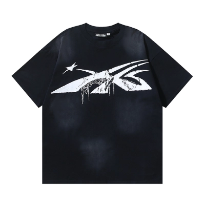 EM Sneakers Hellstar T-Shirt #6707 Washed Black 01
