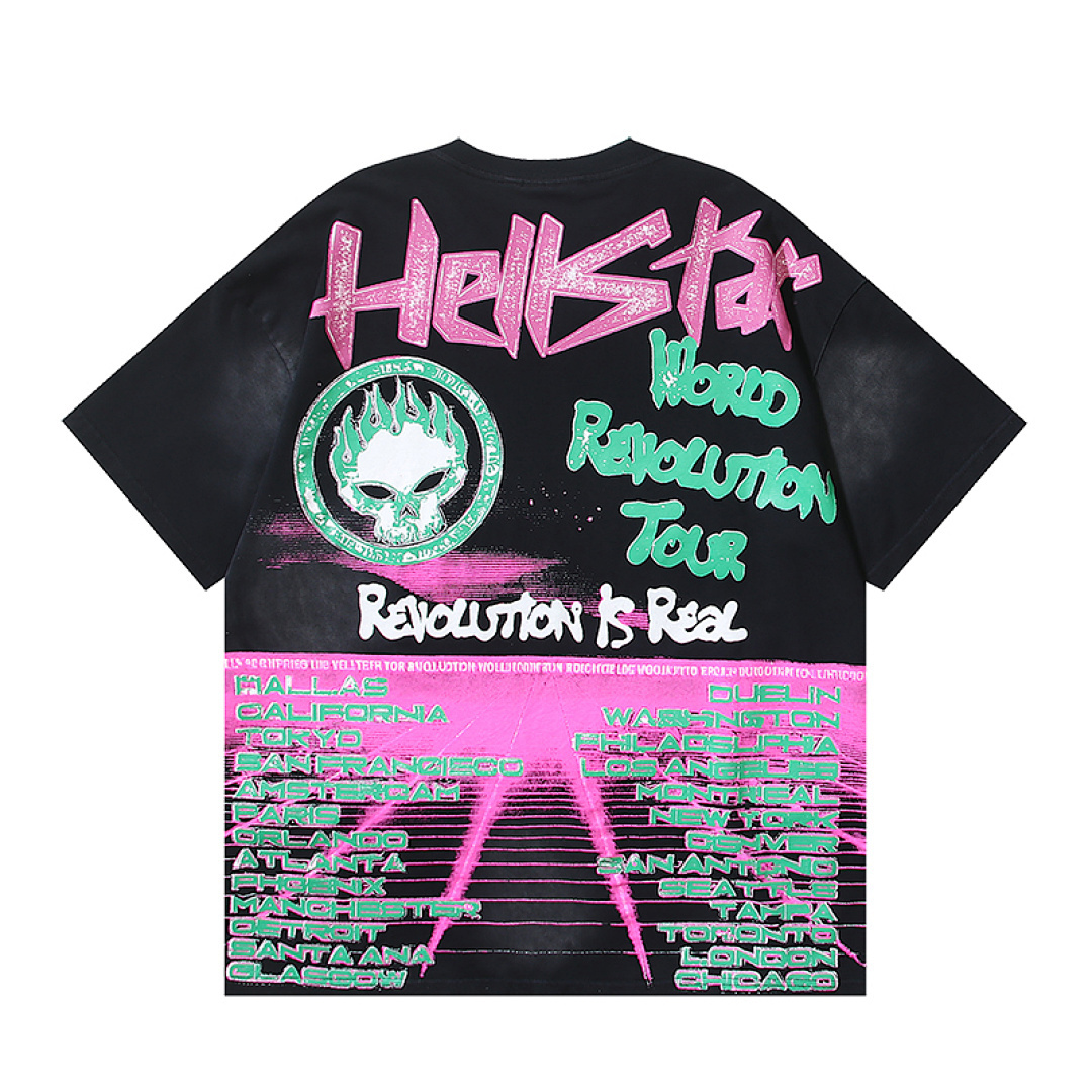 EM Sneakers Hellstar T-Shirt #6708 Washed Black