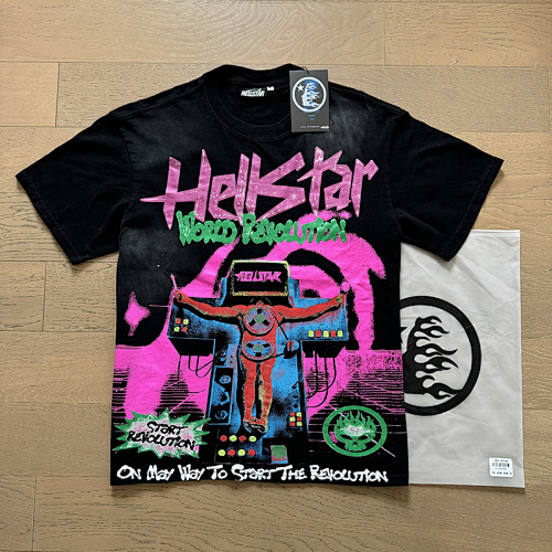 EM Sneakers Hellstar T-Shirt #6708 Washed Black