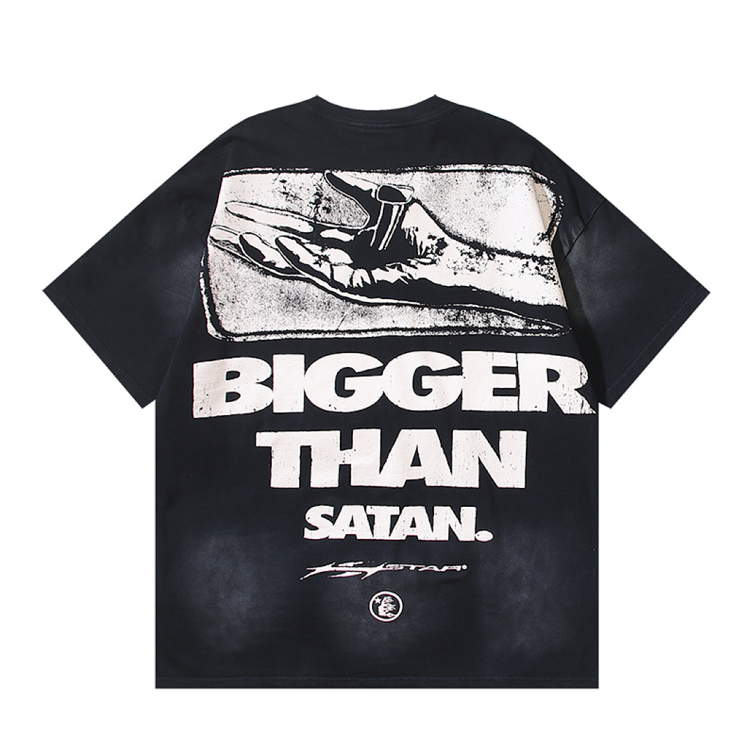 EM Sneakers Hellstar T-Shirt #6711 Washed Black