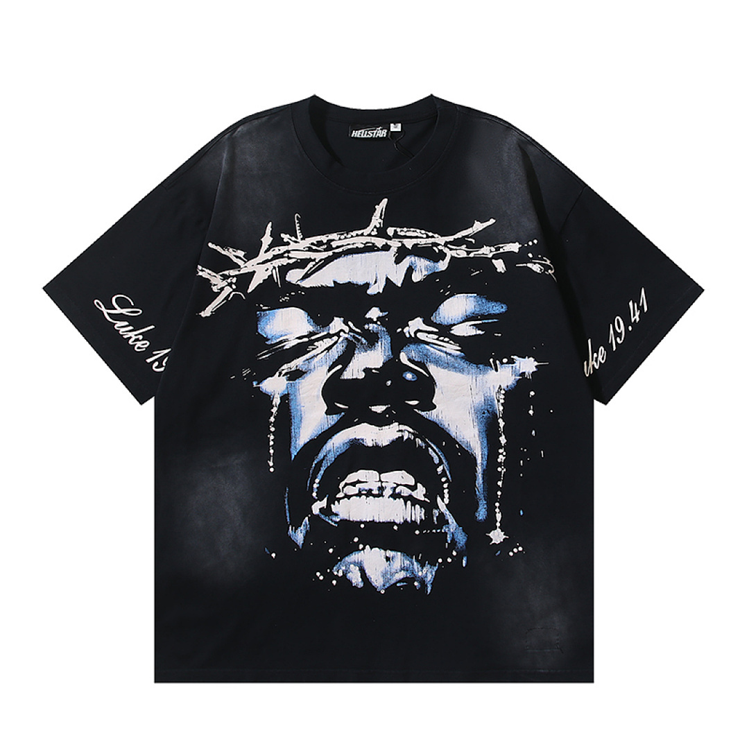 EM Sneakers Hellstar T-Shirt #6713 Washed Black