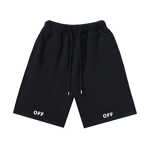 EM Sneakers OFF-WHITE Screw Print Shorts #1017 Black /White