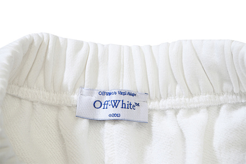 EM Sneakers OFF-WHITE Screw Print Shorts #1019 Black /White