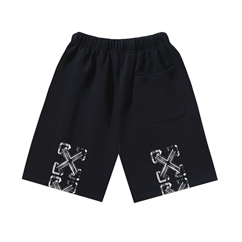 EM Sneakers OFF-WHITE Screw Print Shorts #1133 Black /White