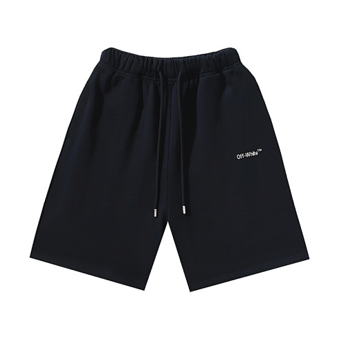 EM Sneakers OFF-WHITE Screw Print Shorts #1010 Black /White