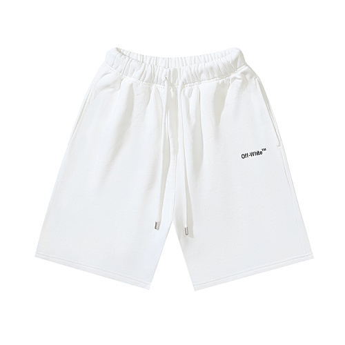 EM Sneakers OFF-WHITE Screw Print Shorts #1010 Black /White