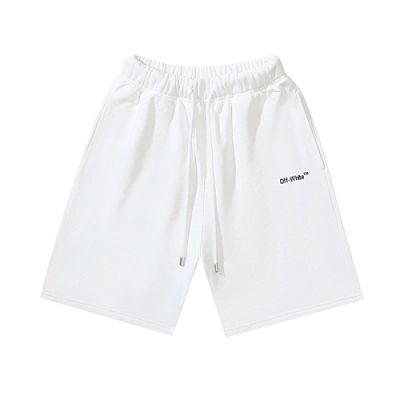 EM Sneakers OFF-WHITE Screw Print Shorts #1010 Black /White 02
