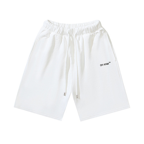 EM Sneakers OFF-WHITE Screw Print Shorts #1012 Black /White