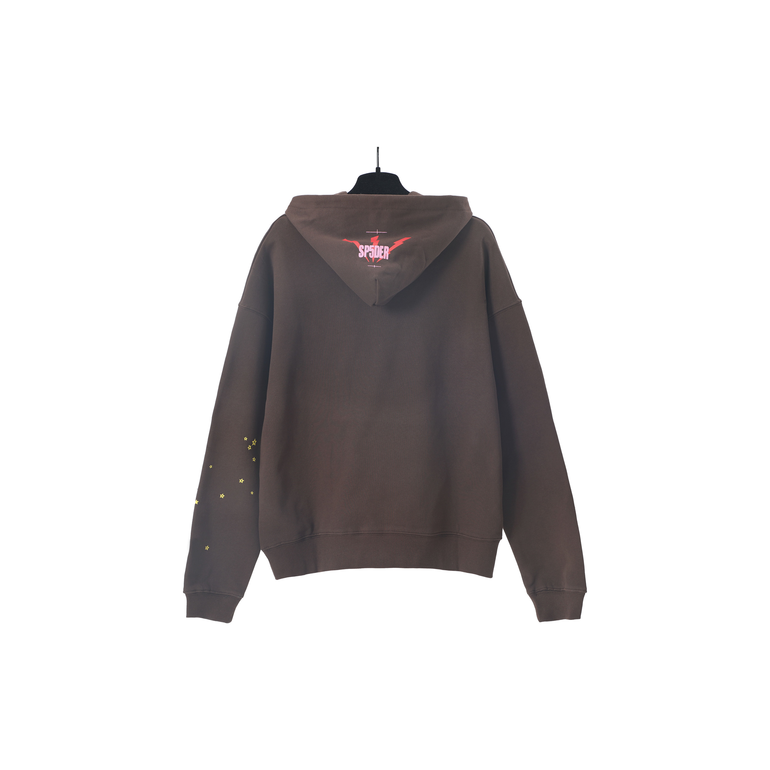 EM Sneakers Sp5der Angel Number Hoodie Brown