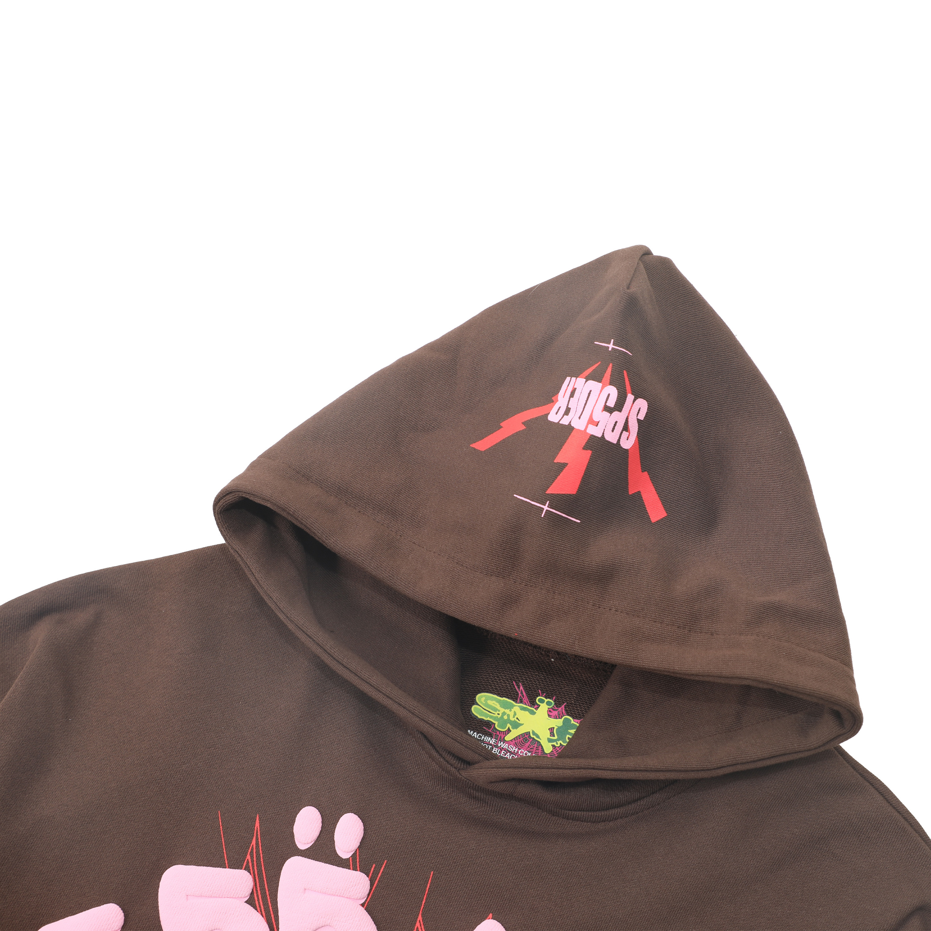 EM Sneakers Sp5der Angel Number Hoodie Brown