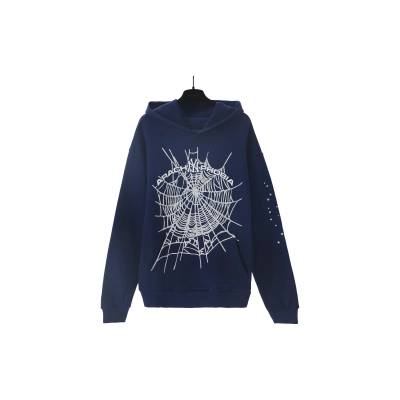 EM Sneakers Sp5der Arach NY Phobia Hoodie Navy 02