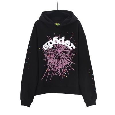 EM Sneakers Sp5der Web Hoodie Black 01