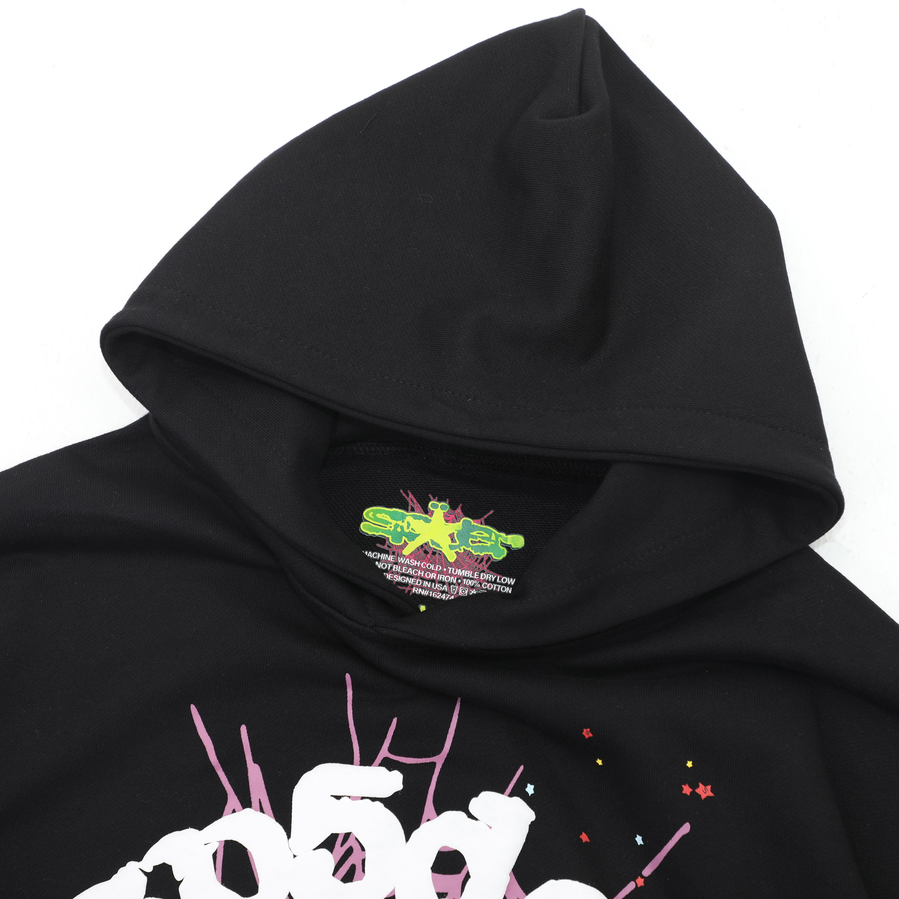 EM Sneakers Sp5der Web Hoodie Black
