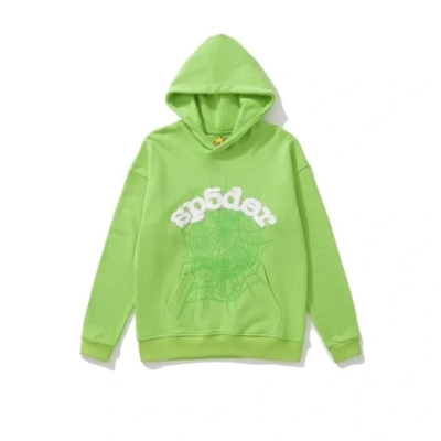 EM Sneakers Sp5der Web Hoodie Slime Green 01