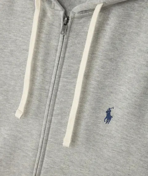 EM Sneakers  Polo Ralph Lauren Polo Pony Zip-Up Hoodie Gray Navy-Logo