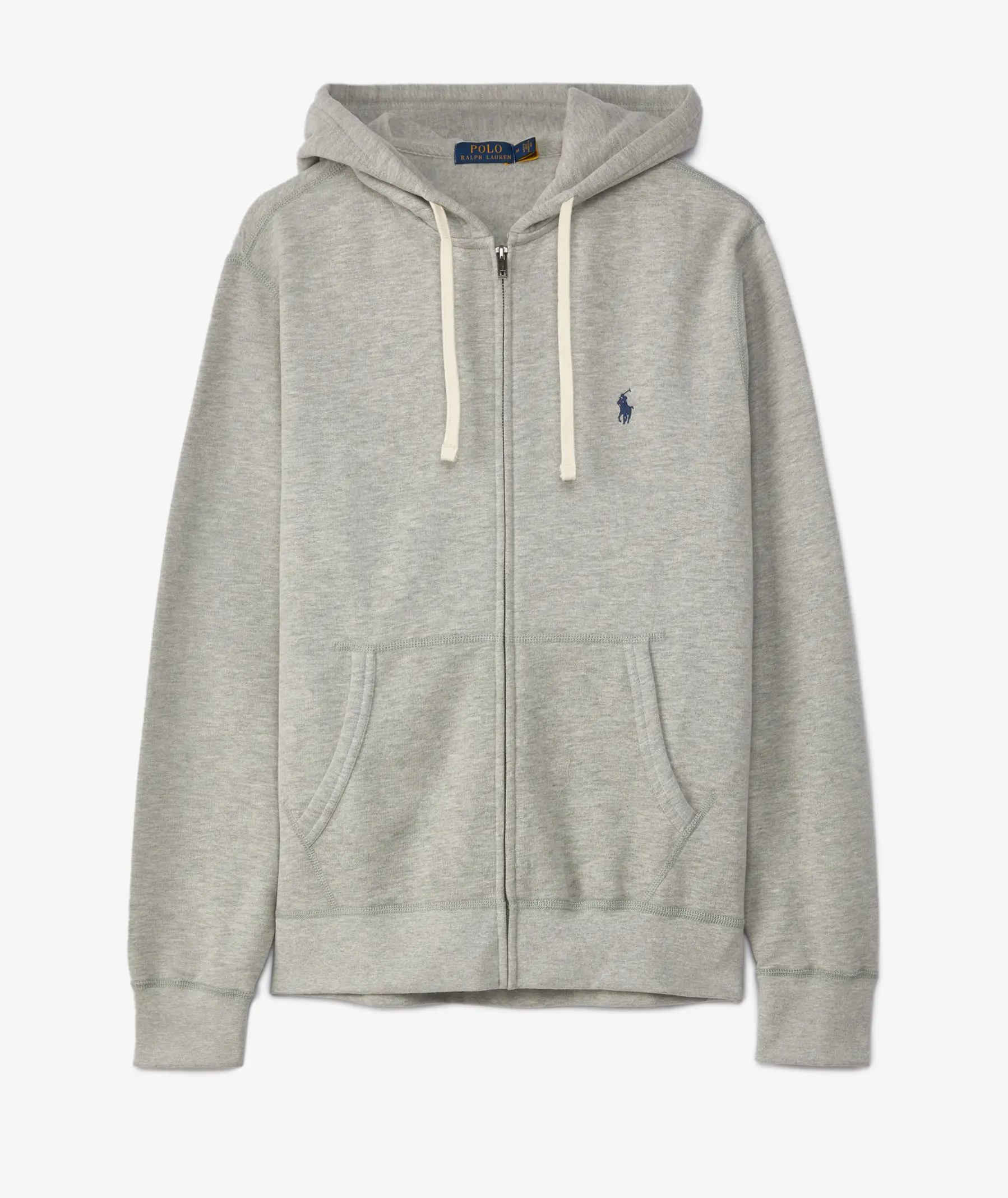 EM Sneakers  Polo Ralph Lauren Polo Pony Zip-Up Hoodie Gray Navy-Logo