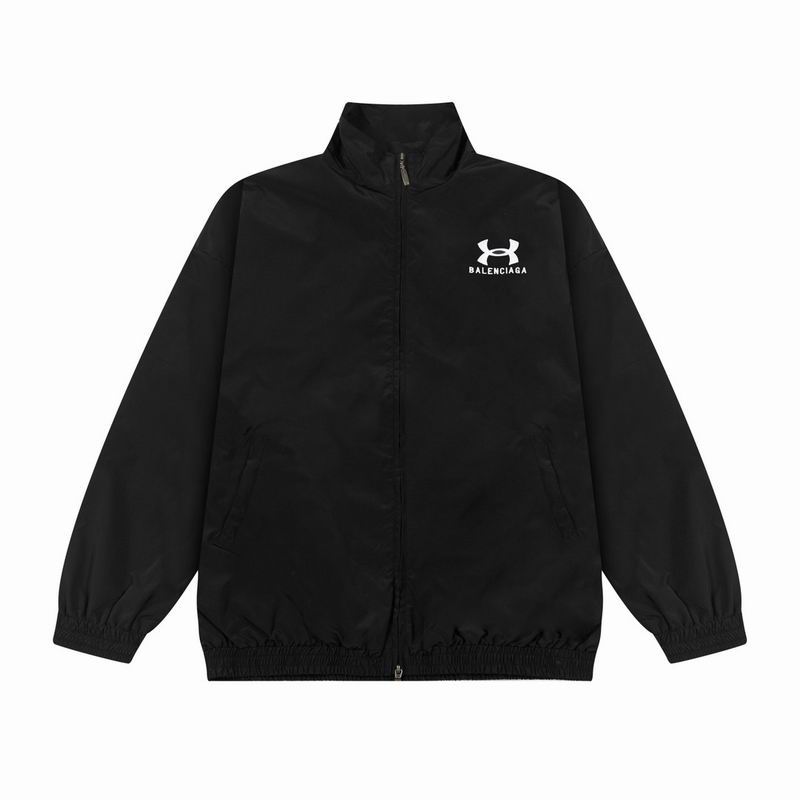 EM Sneakers Balenciaga × Under Armour Logo-Print Shell Jacket  Black