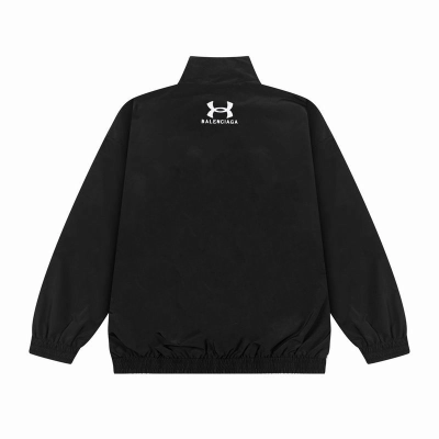 EM Sneakers Balenciaga × Under Armour Logo-Print Shell Jacket  Black 02