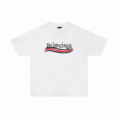 EM Sneakers Balenciaga Classic Logo T-Shirt White 01