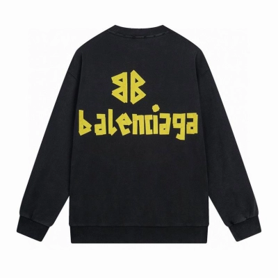 EM Sneakers Balenciaga Tape Type Ripped Pocket Hoodie Black 02