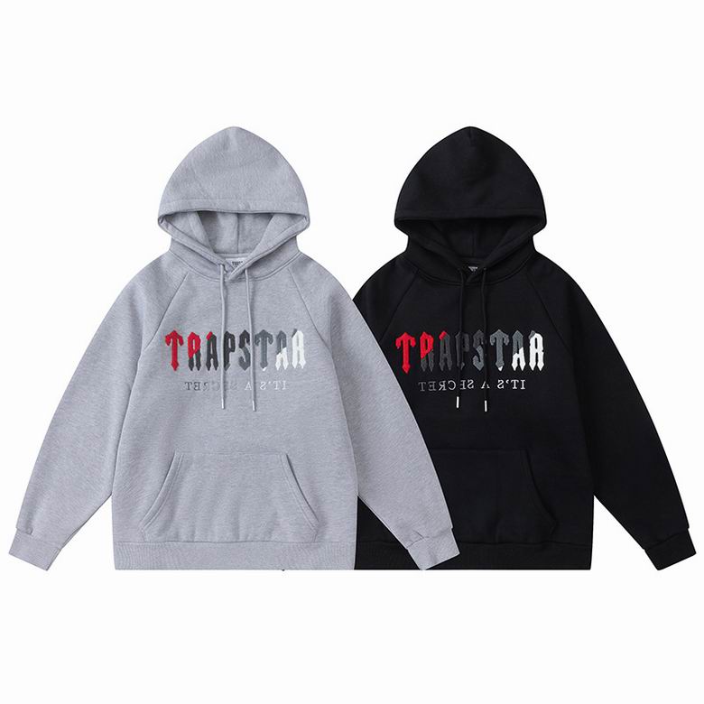 EM Sneakers Trapstar Decoded Hoodie #601-602 Black /Gray