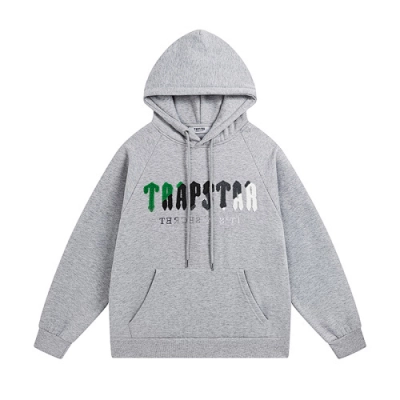 EM Sneakers Trapstar Decoded Hoodie & Sweatpant Sets #605-606 Black /Gray 02