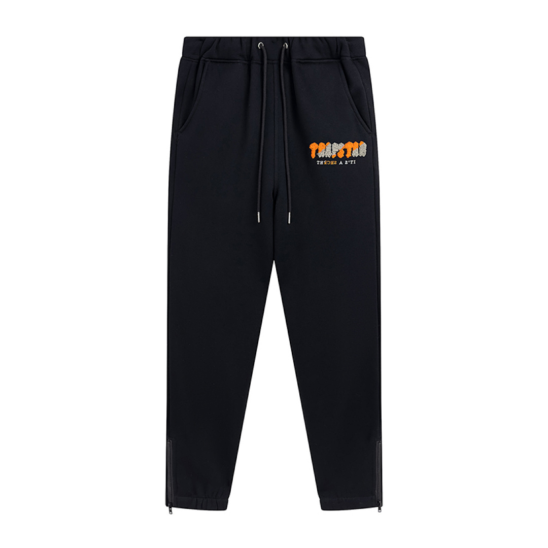 EM Sneakers Trapstar Decoded Hoodie & Sweatpant Sets #613-614 Black /Gray